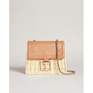 TED BAKER Jayrina basket weave and leather bag